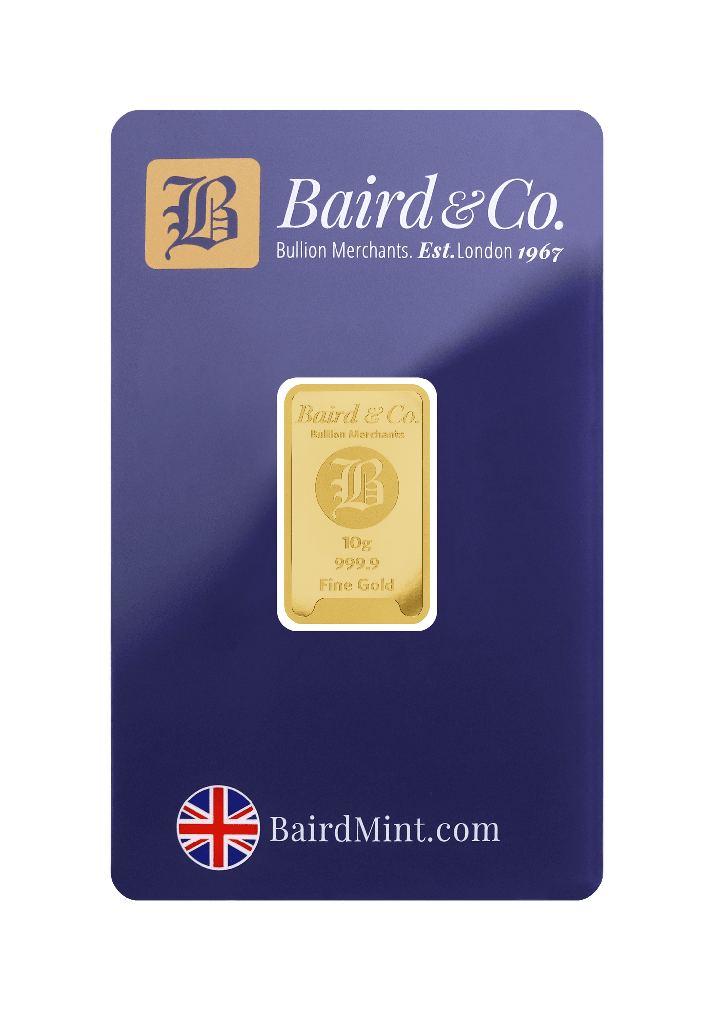 Baird & Co. Zlatna poluga 10 g