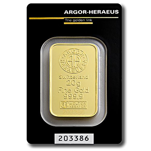 Argor Heraeus Zlatna Poluga 20g