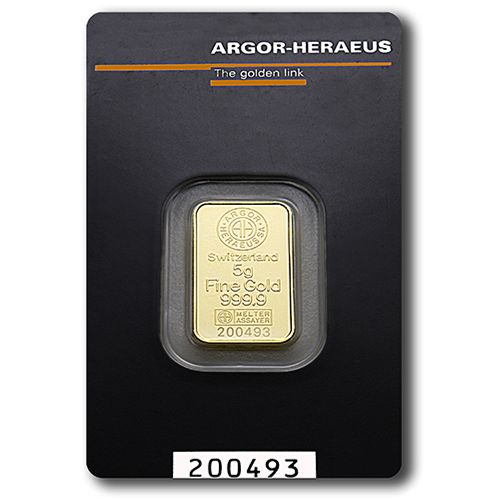 Argor Heraeus Zlatna Poluga 5g SKU: AHG005
