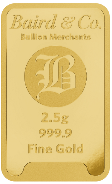 Baird & Co. Zlatna Poluga 2.5 g